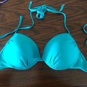 JOE BOXER Teal Bikini Top!